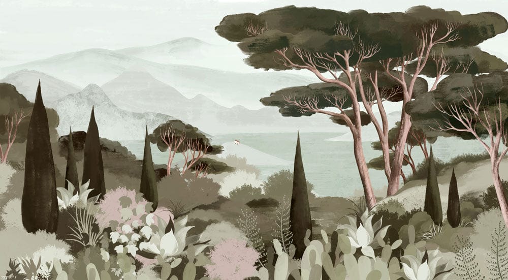 Serenity Nature Scenery Wall Mural