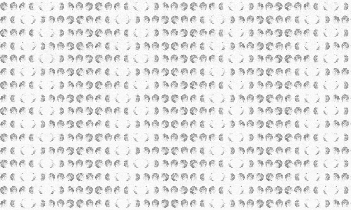 Modern Abstract Black White Wall Mural