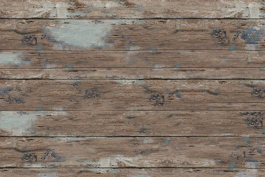 Rustic Reclaimed Wood Plank Mural Wallpaper