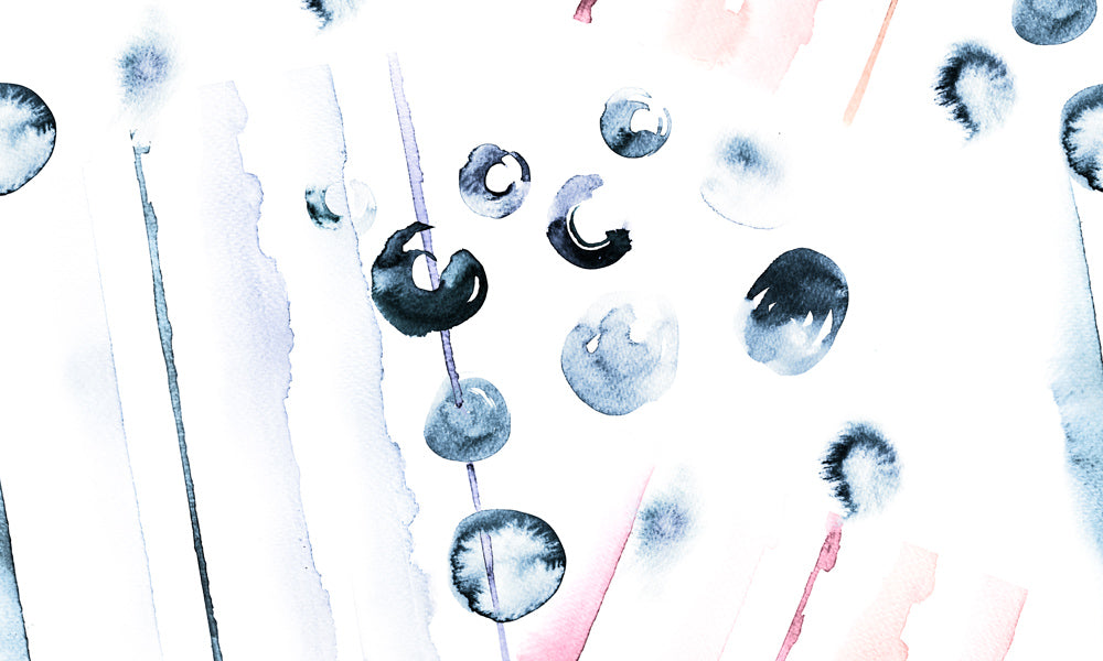 Decorate Your Home with a Raindrop Watercolor Wallpaper Mural
