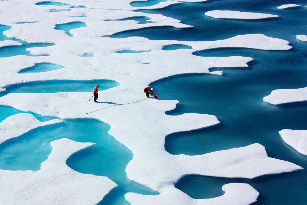 Arctic Expedition Abstract Mural Wallpaper
