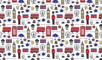 gentle london wallpaper mural home interior decoration