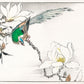 Bird and Magnolia Animal Wallpaper Art