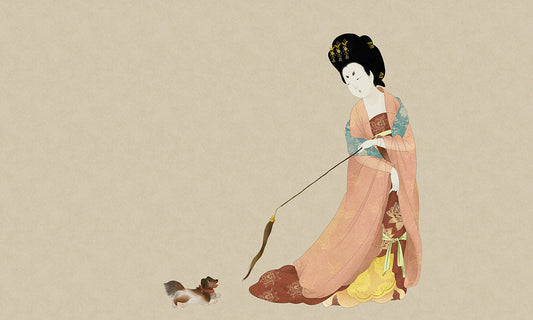 Elegant Japanese Geisha Art Mural Wallpaper