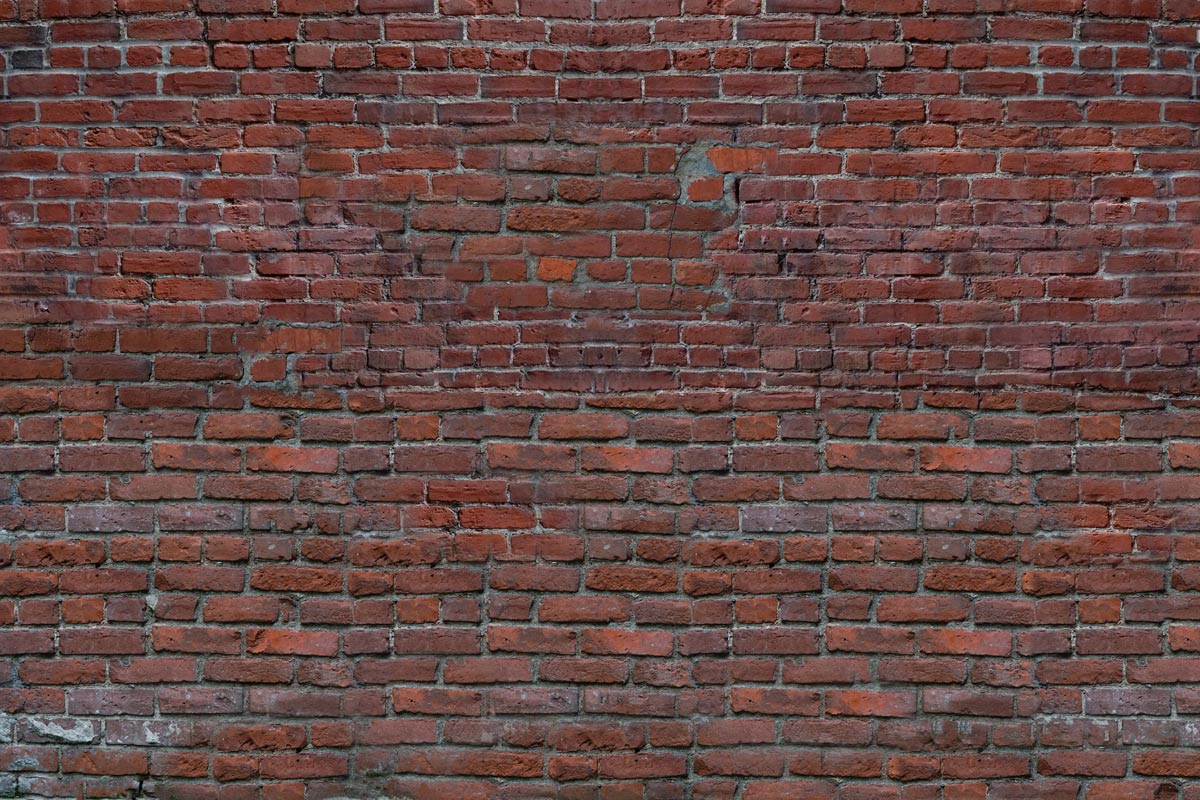 unique red brick original wall mural art