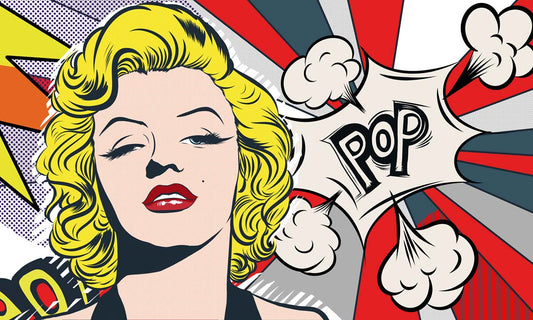 Bold Pop Art Comic Mural Wallpaper