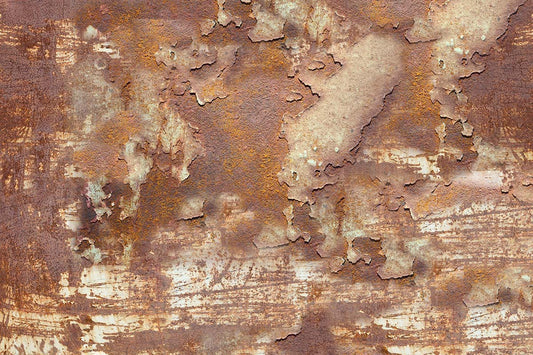Rustic Metallic Textured Mural Wallpaper