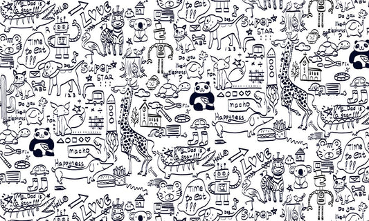 Animals Wallpaper Mural