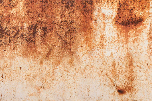 Rustic Industrial Orange Mural Wallpaper