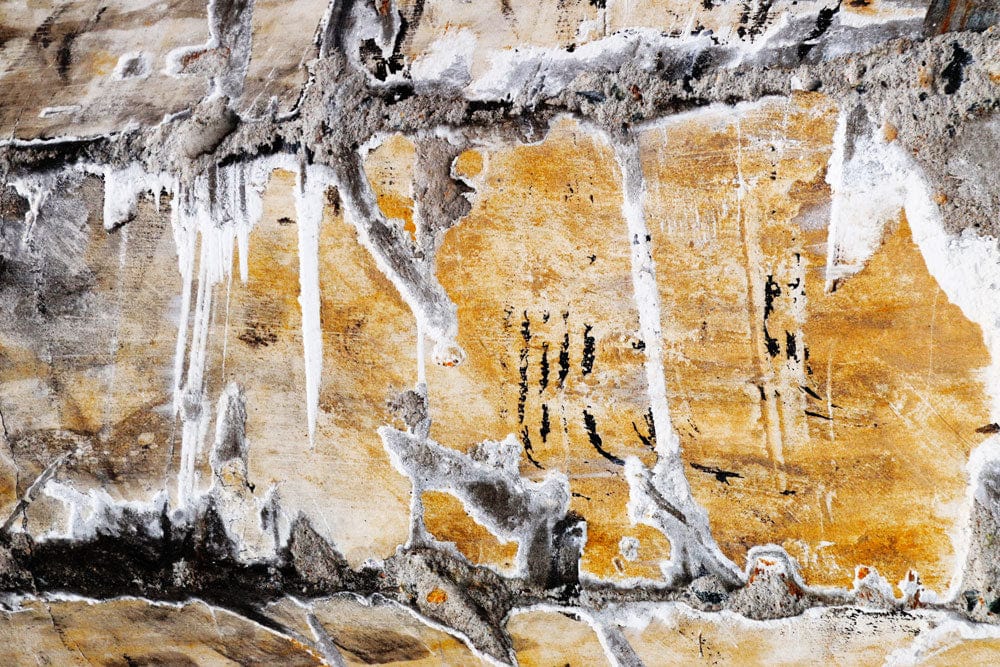 Abstract Earth Tone Art Mural Wallpaper