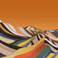 Colorful Mountain Custom Wallpaper Mural Art Design