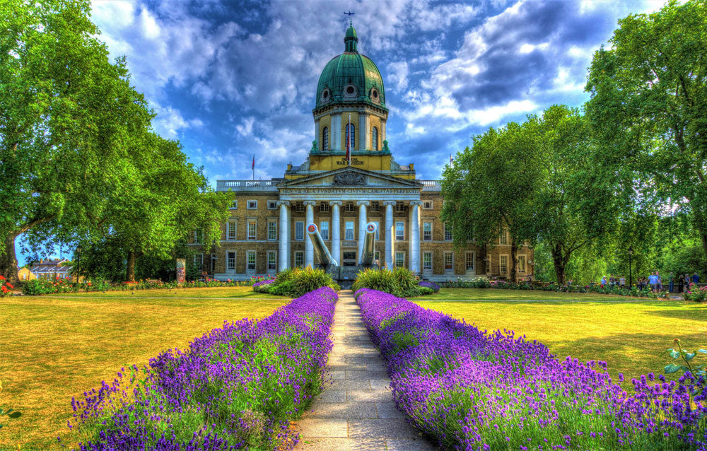 colorful london park view customized wallpaper 
