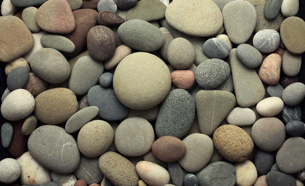 Pebble Stone Realistic Mural Wallpaper