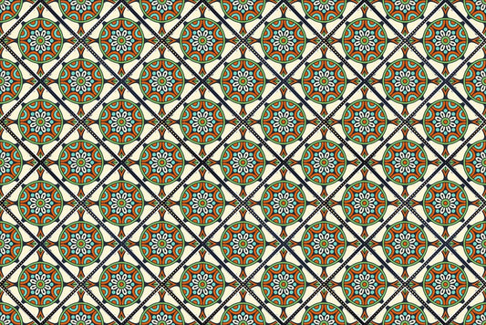 Custom wallpaper with a petal pattern designed specifically for you