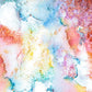 watercolor abstract wallpaper mural home interior design