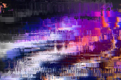 Abstract Colorful Codes Wallpaper Mural Home Inerior Decor