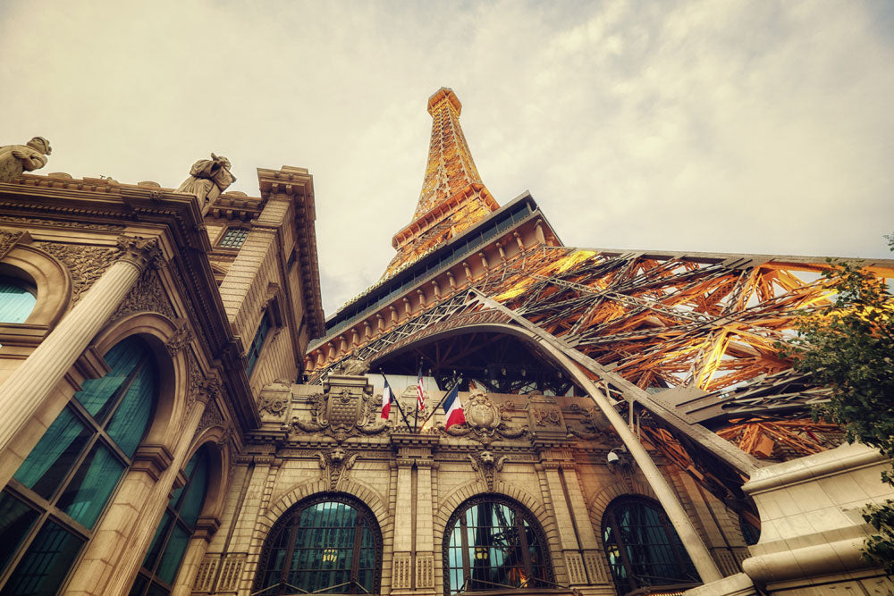 Vintage Paris Eiffel Tower Mural Wallpaper