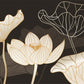 Off-white Lotus Flower Wallpaper Home Decor