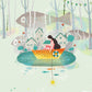 Fish in Forest Wallpaper Mural