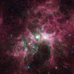 Rose Red Nebula Space Customized Wallpaper 