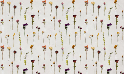 Dride Flowers Custom Wall Mural Art Design
