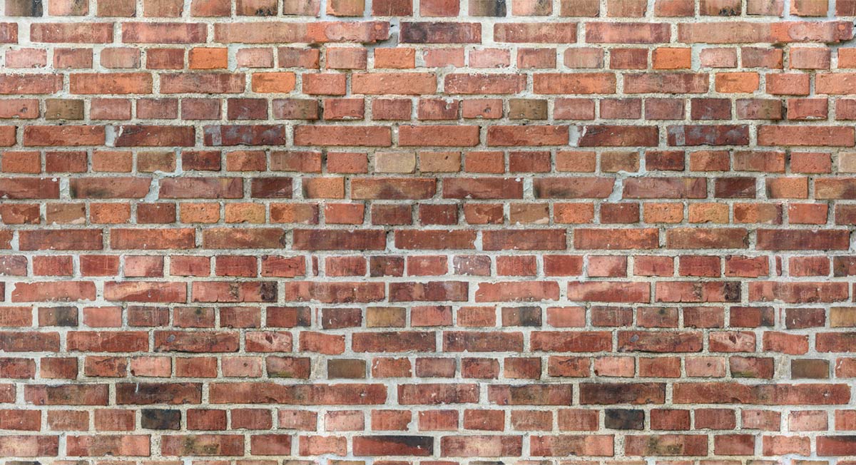 Rustic Red Brick Effect Wallpaper Mural