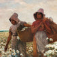 Cotton Picking Labor Wall Mural Art Design