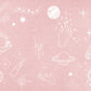 Pink Star Wallpaper Mural Custom Art Design
