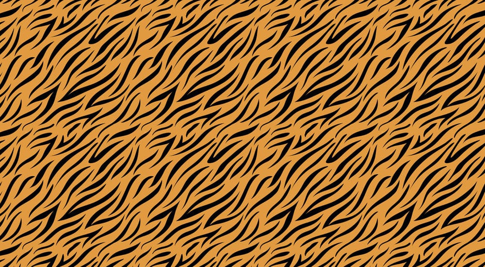 Abstrakte Tigerstreifen Geometrische Wandtapete