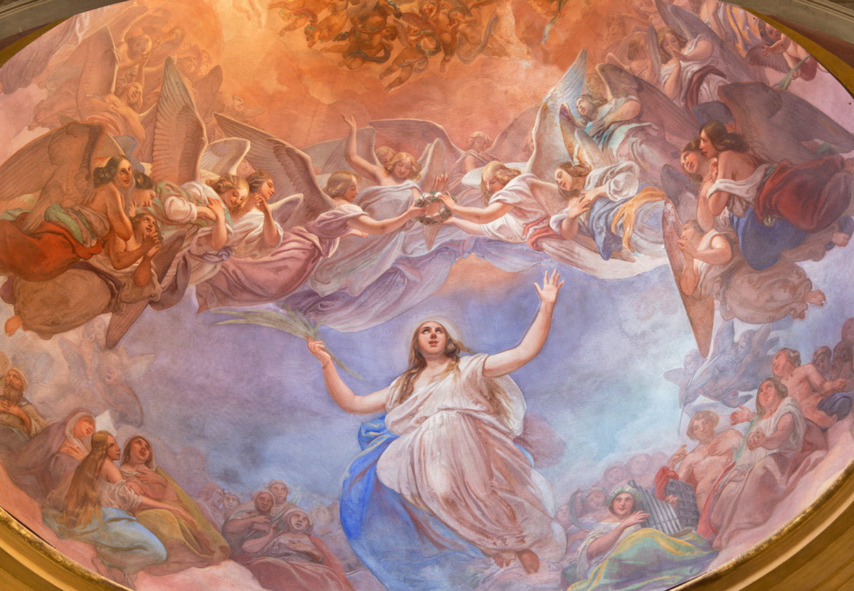 Unique Angelic Choir Painting Design