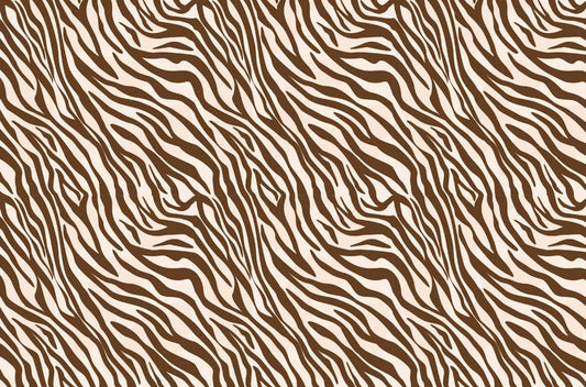 Wallpaper with a brown tiger ufr design for the house.