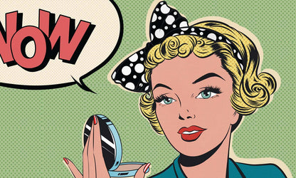 Retro Pop Art Beauty Mural Wallpaper