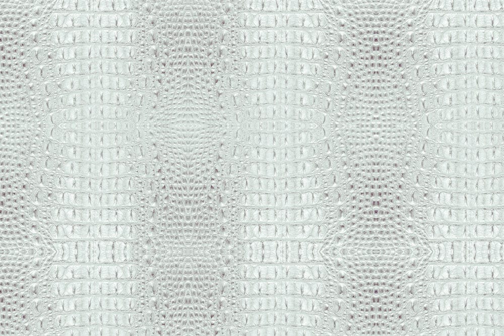 Luxury Modern Silver Crocodile Mural Wallpaper