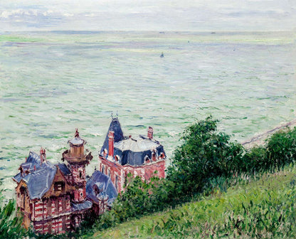 Riverside Village Famous Oil Painting Wallppaer Mural