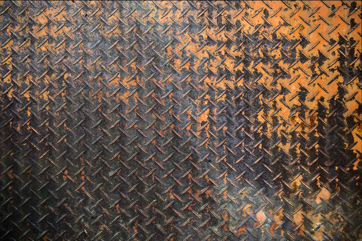 Rustic Industrial Metal Wallpaper Mural