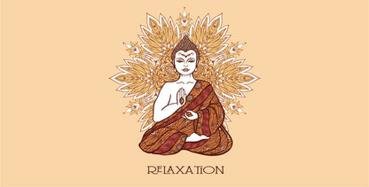 Buddha Relaxation Religious Wallpaper Home Decor