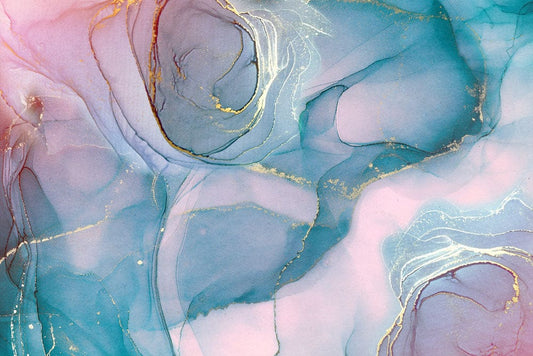 colorful marble custom mural for home interior design