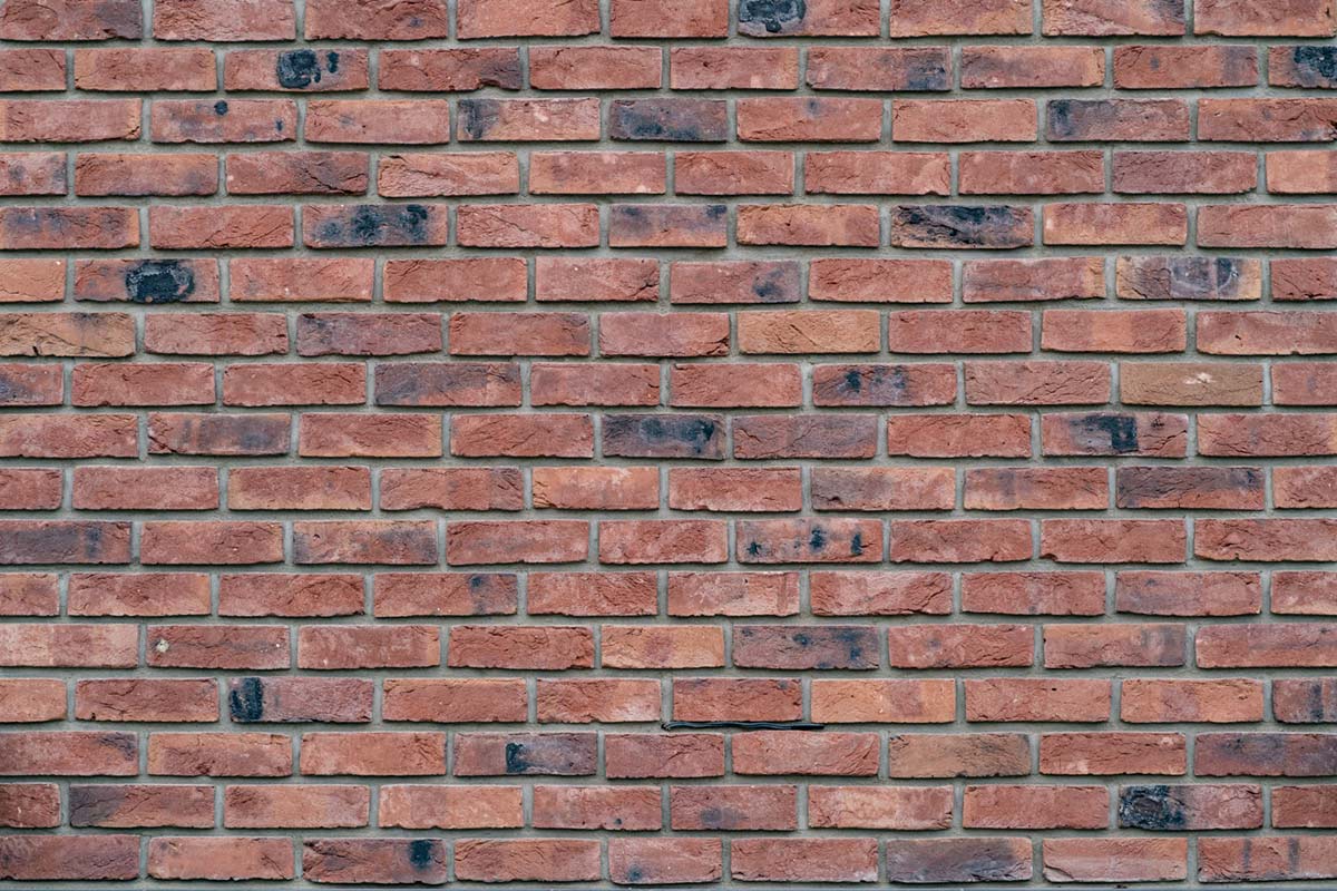 Rustic Red Brick Effect Mural Wallpaper