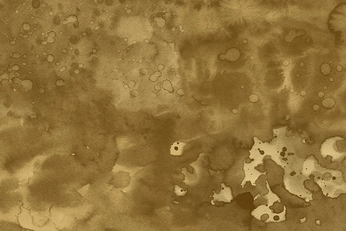 Abstract Coffee Stain Textured Mural Wallpaper