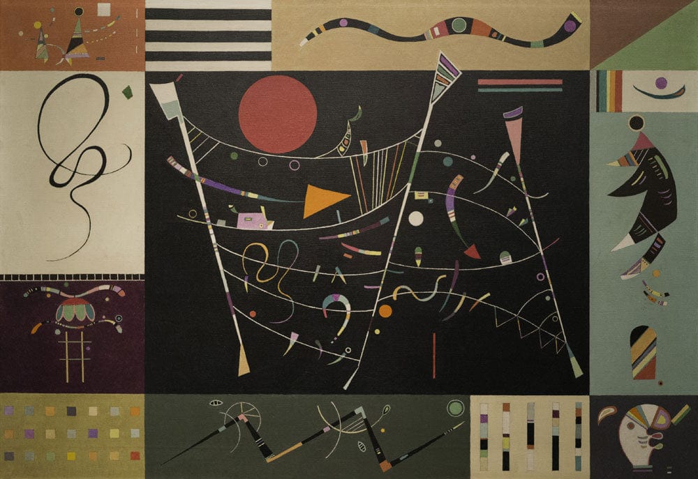 Abstract Geometric Artistic Mural Wallpaper