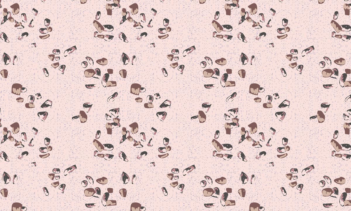 Abstract Boho Chic Mural Wallpaper