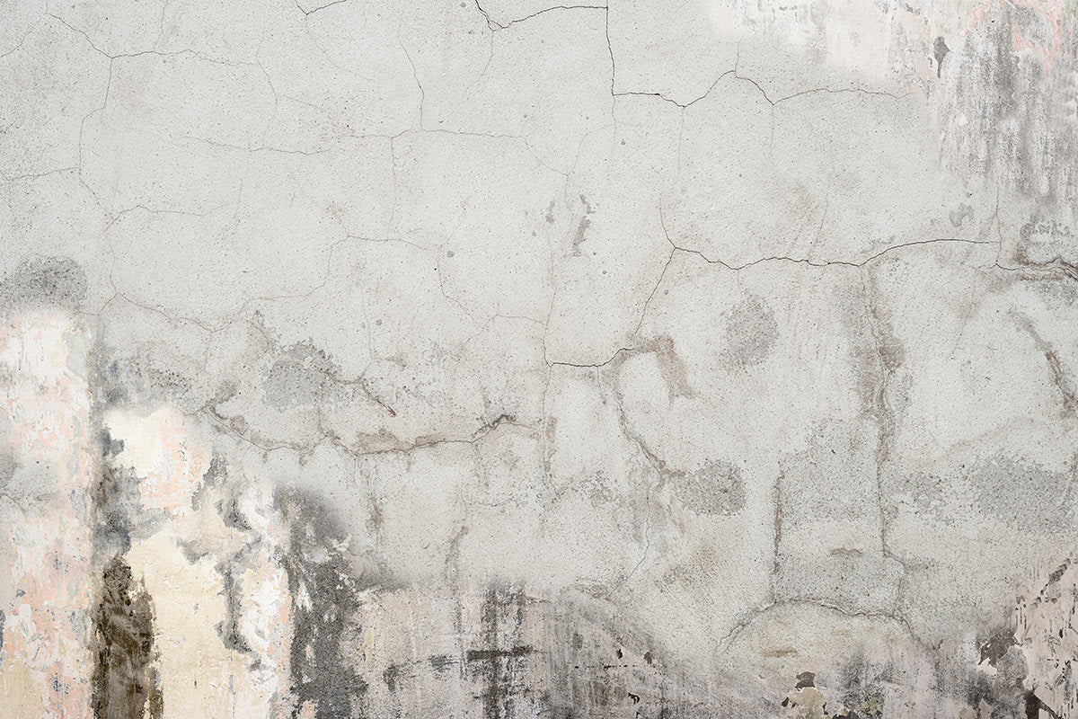 Modern Abstract Grey Concrete Mural Wallpaper