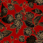 floral wall mural artwork designed in a retro aesthetic