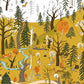 Whimsical Forest Animals Wall Mural