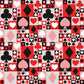 for a room, a lovely poker pattern wall mural