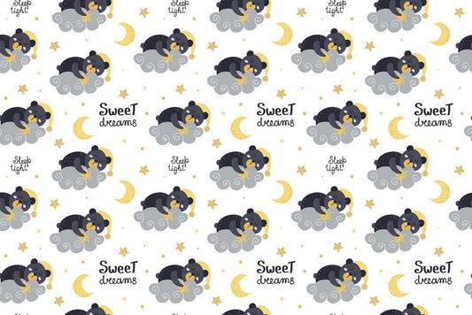 wallpaper with a nice gray bear cartoon character