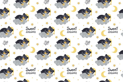 wallpaper with a nice gray bear cartoon character