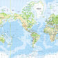 World Map Wallpaper Mural