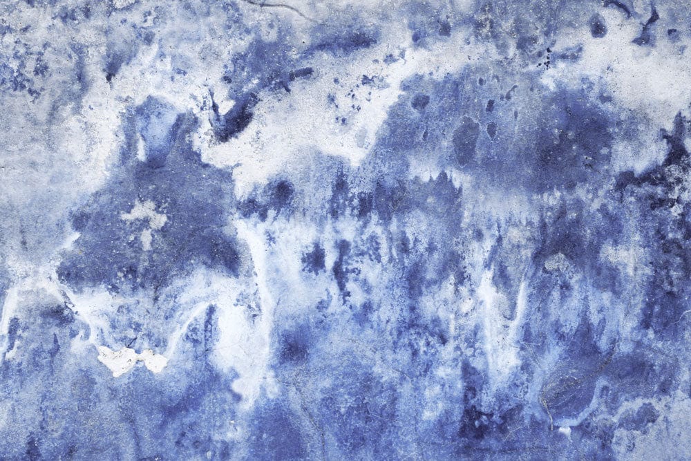 Abstract Blue Watercolor Effect Mural Wallpaper