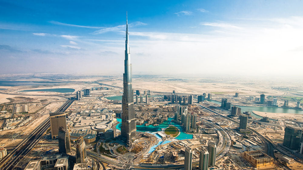 The tallest building in the world wall mural art